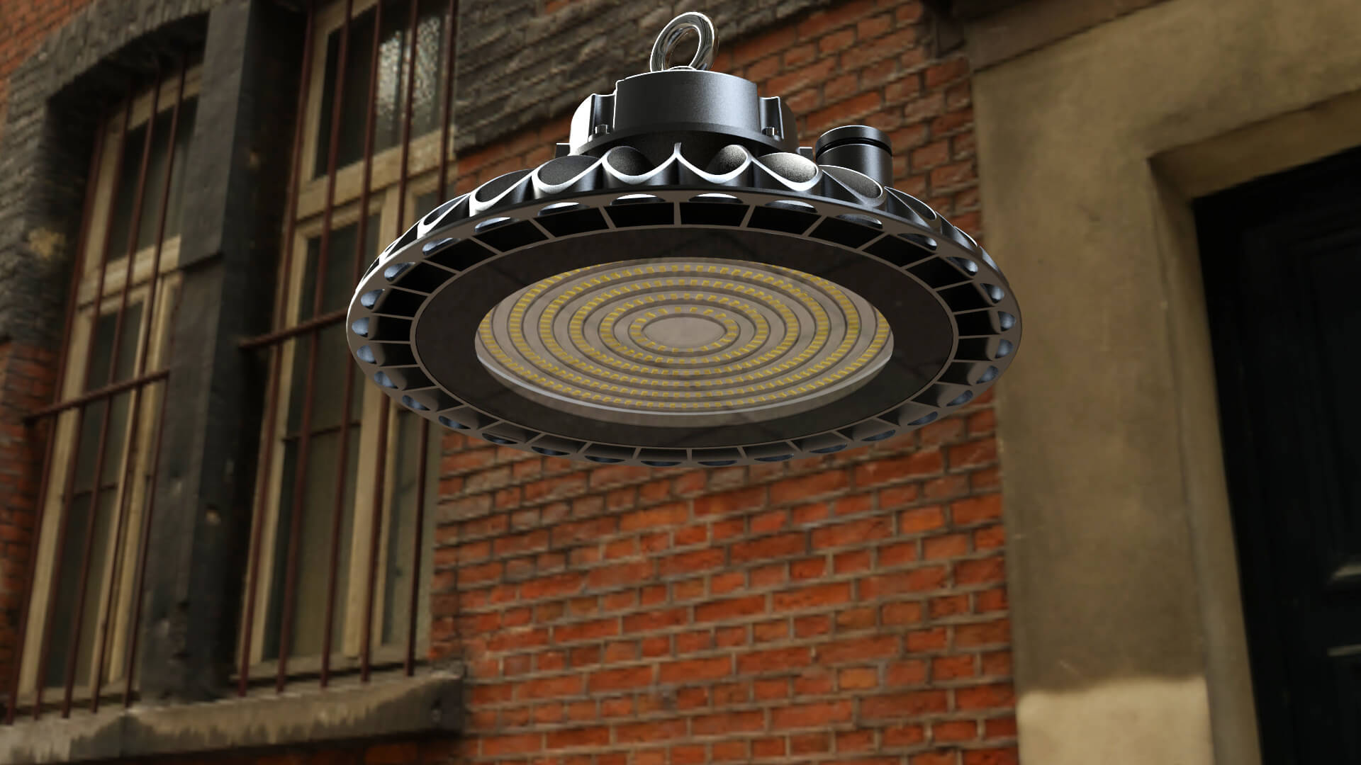 UFO industrial and mining lamp design